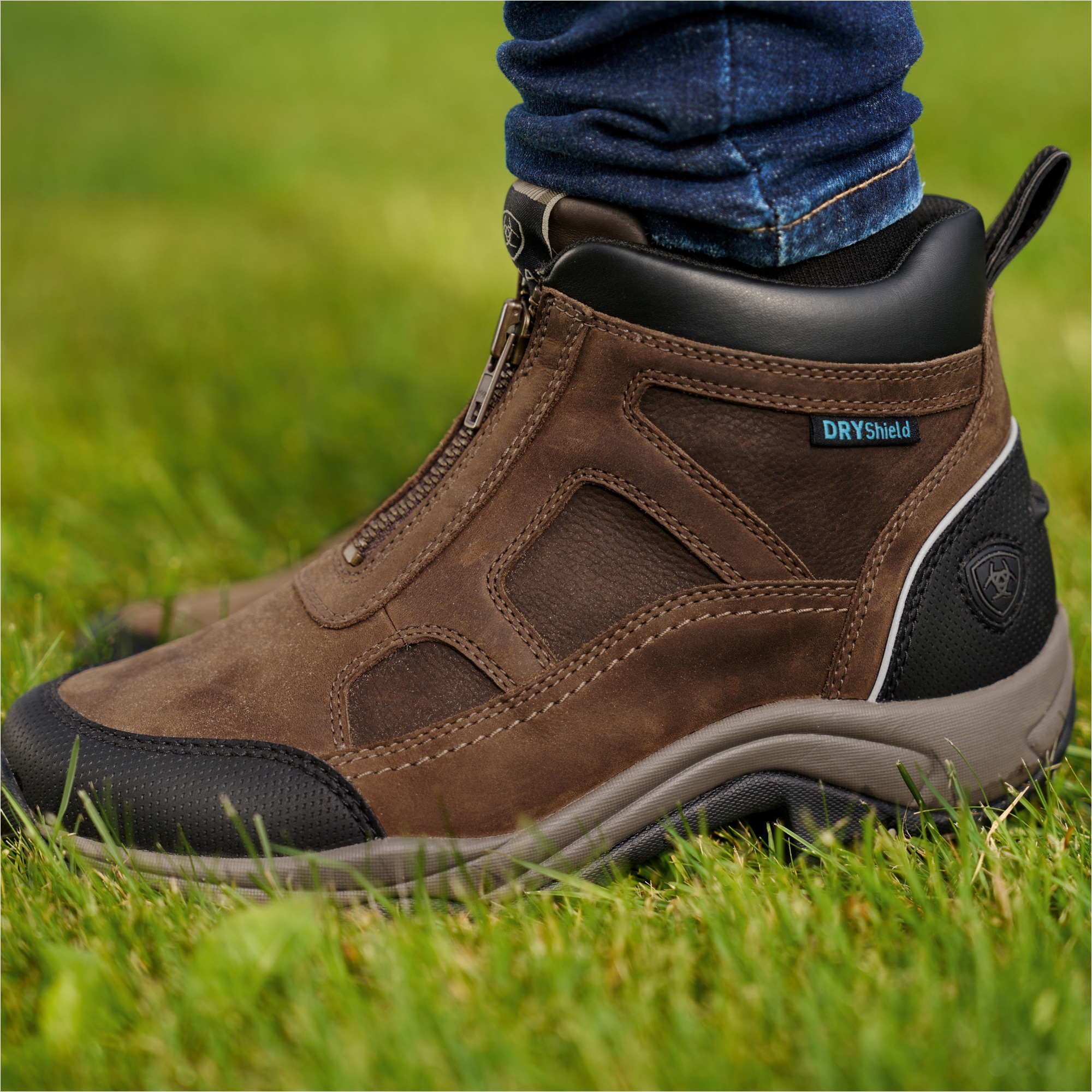 2025 Ariat Womens Terrain Zip H2O Boot 10061300 - Palm Brown